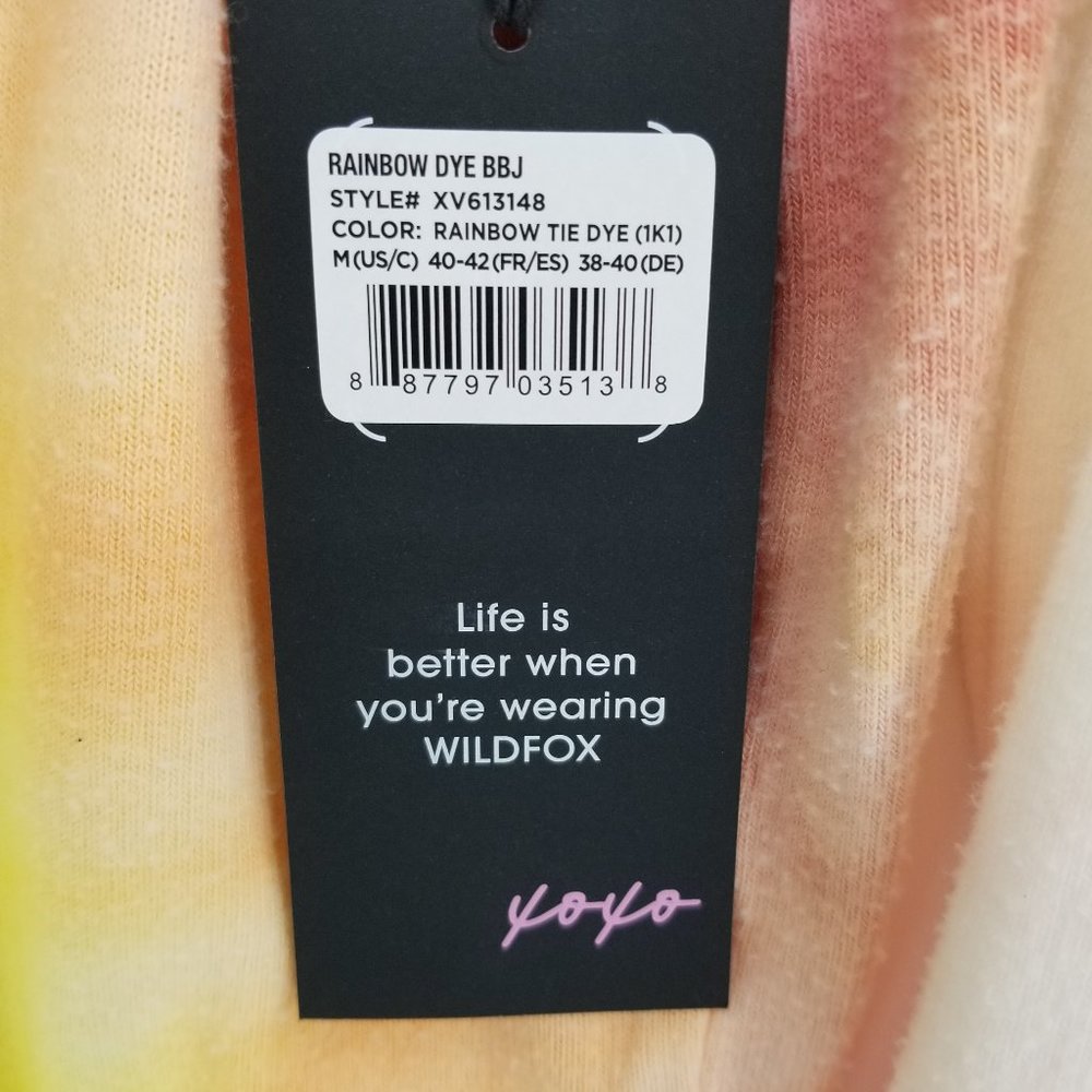 WILDFOX Rainbow Dye BBJ Sweater - Picture 4 of 5